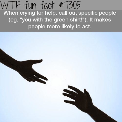 How to make people help you when you need help - WTF fun fact