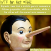 how to tell liars and honest people wtf fun fact