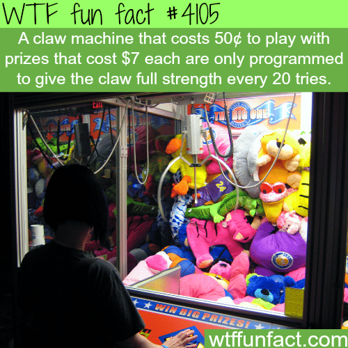 How to win in a claw machine - WTF fun facts