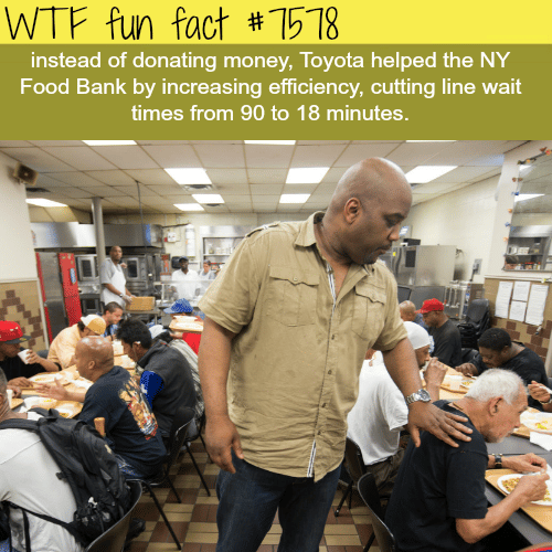 How Toyota helped a New York food bank without donating money - WTF fun facts