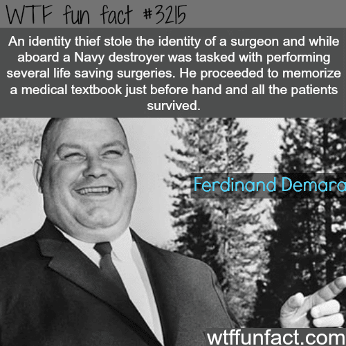 Identity thief stole surgeon’s identity and performed surgery -  WTF fun facts