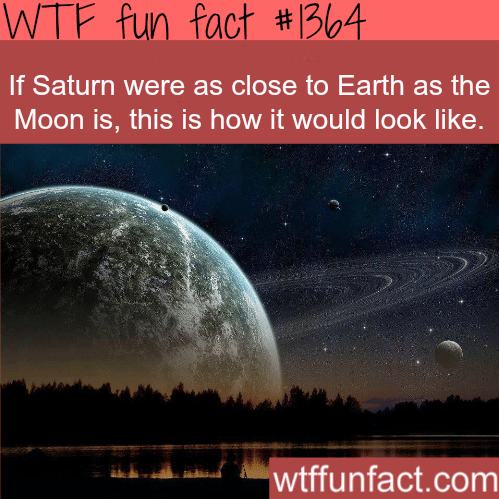 if Saturn was close to earth