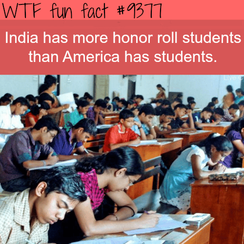India’s honor roll students - WTF fun facts