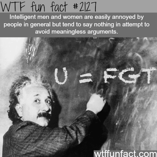 Intelligent people facts - WTF fun facts