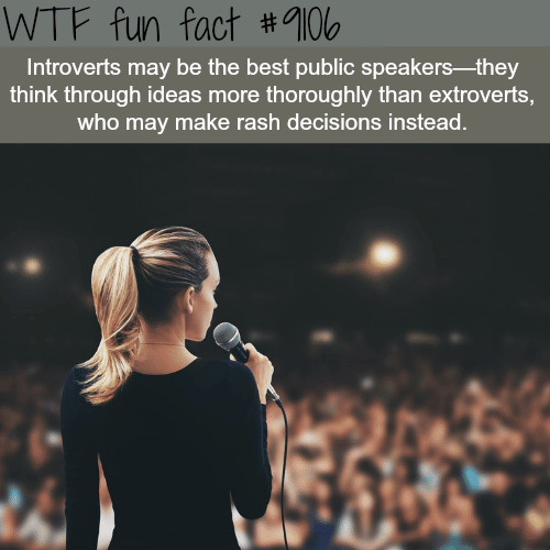 Introverts - WTF fun fact