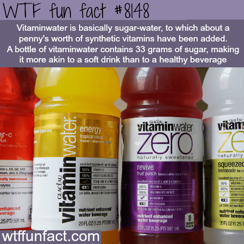 Is Vitaminwater healthy? - WTF fun fact