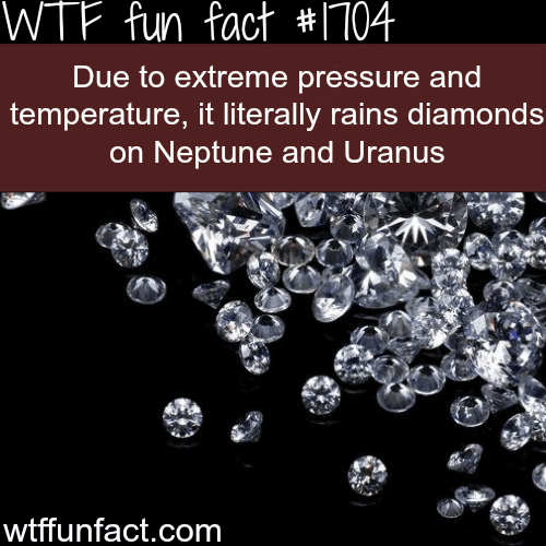 It rains Diamonds on Neptune and Uranus - WTF fun facts