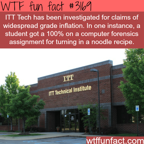 ITT Tech grade inflation -  WTF fun facts