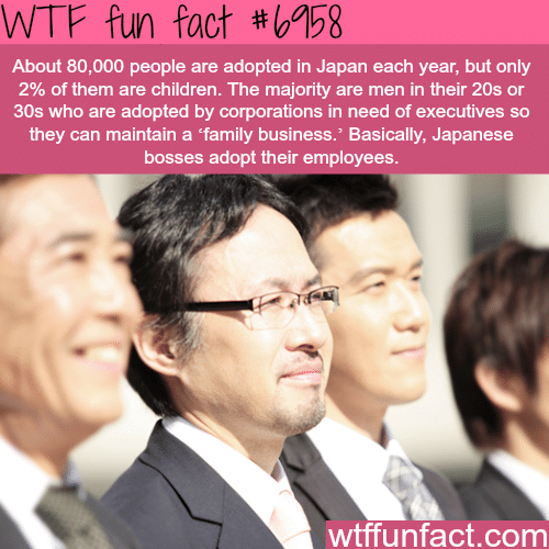 Japan adult adoption - WTF fun fact