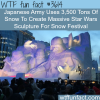 japanese army creates a huge star wars sculpture