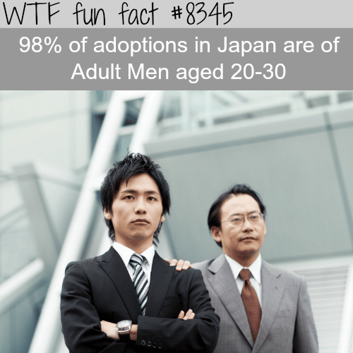 Japan’s adult adoption - WTF fun facts