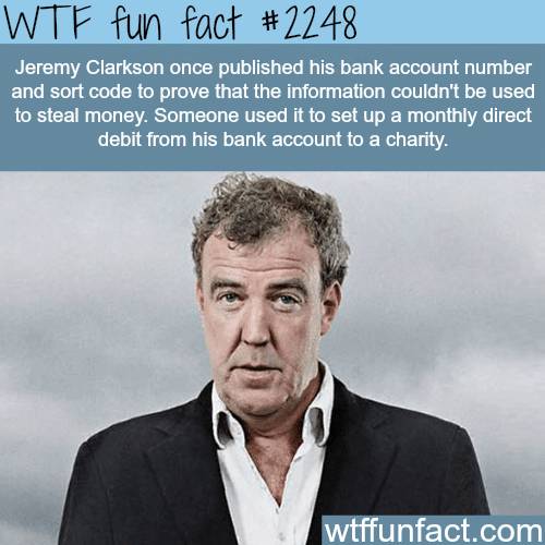 Jeremy Clarkson fact - WTF fun facts