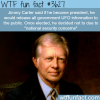 jimmy carter said he will release government ufo