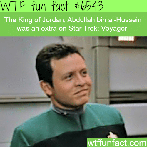 King of Jordan in Star Trek - WTF fun facts