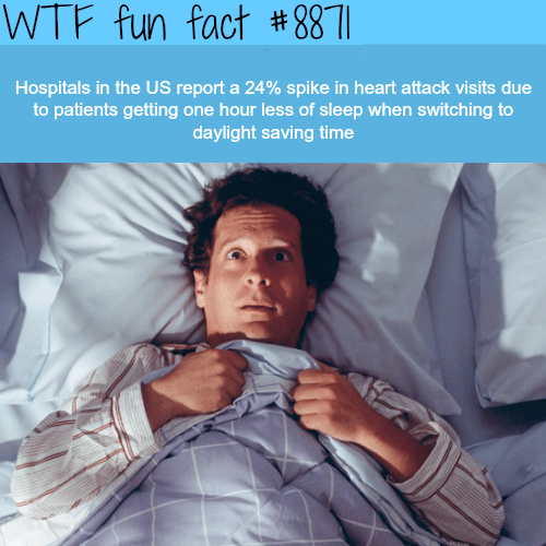 Lack of sleep could increase heart attacks rate - WTF fun facts 