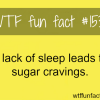 lack of sleep leads to sugar