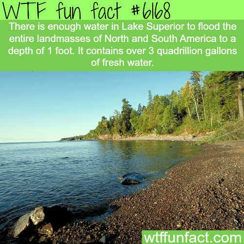 Lake Superior depth - WTF fun facts