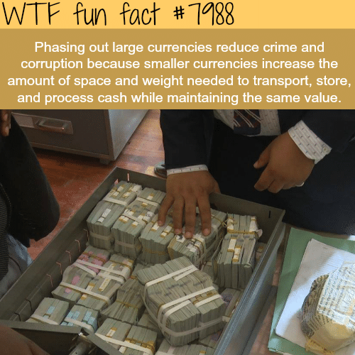 Large currencies - WTF fun fact