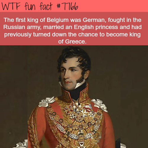 Leopold I of Belgium - WTF fun fact