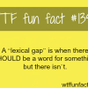 lexical gap
