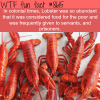 lobsters were a poor mans food wtf fun facts