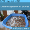 loose change saved for 27 years more of wtf