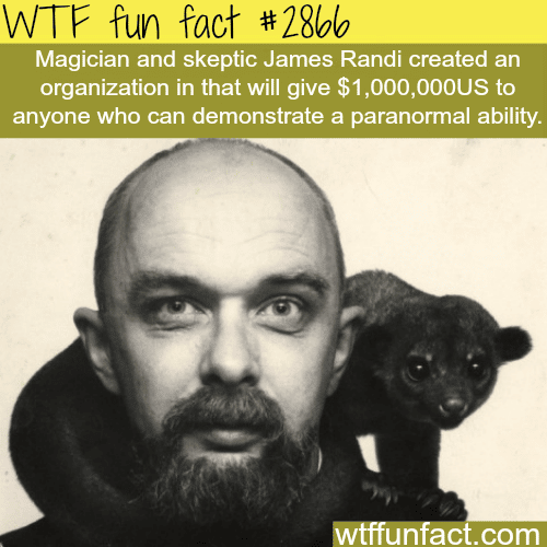 Magician James Randi -  WTF fun facts