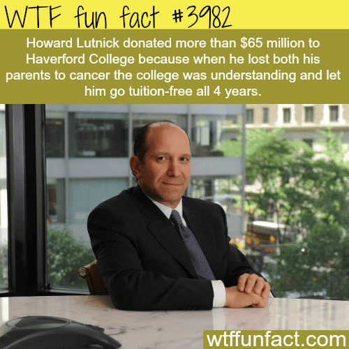 Man donates millions to the college that gave him a free education - WTF fun facts 