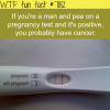 man got a positive pregnant test wtf fun fact