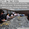 man in china pays fine in coins