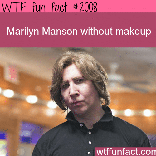 Marilyn Manson Without Makeup - WTF fun facts