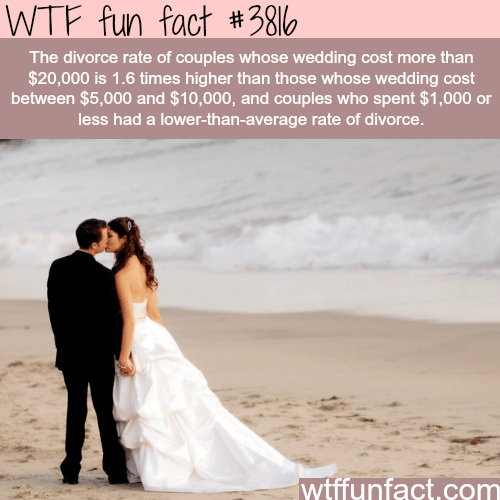Money does not equal better marriage - WTF fun facts 