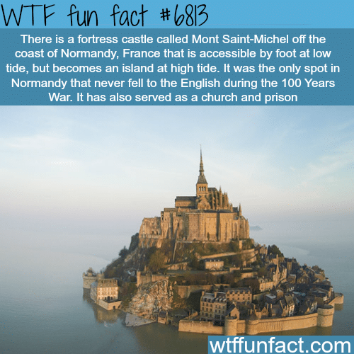 Mont Saint-Michel - WTF fun fact