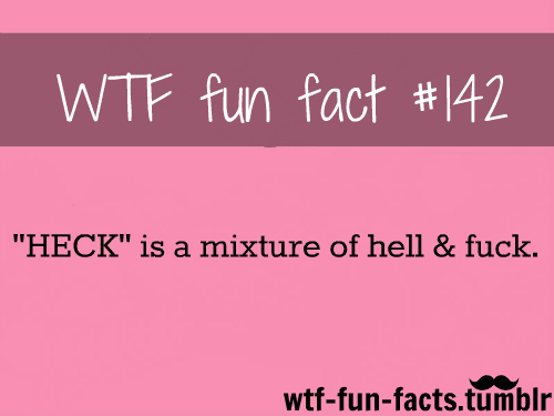 MORE OF WTF FUN FACTS ARE COMING HERE