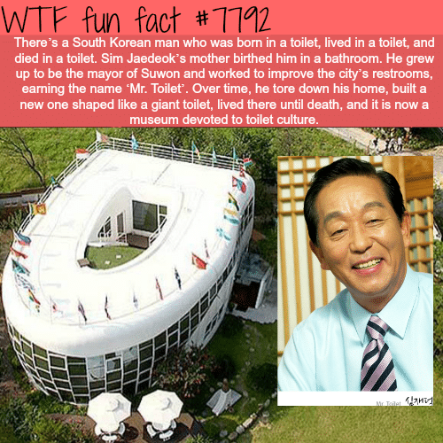 Mr. Toilet - WTF fun facts