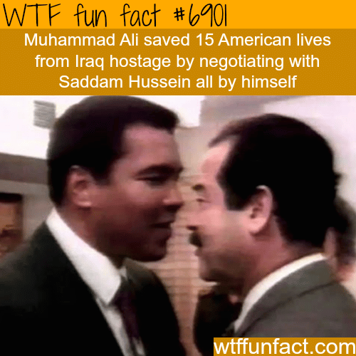 Muhammad Ali and Saddam Hussein - WTF fun fact