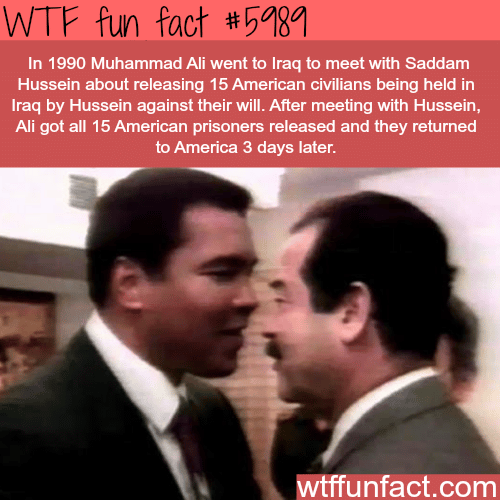 Muhammad Ali meets Saddam Hussein - WTF fun facts