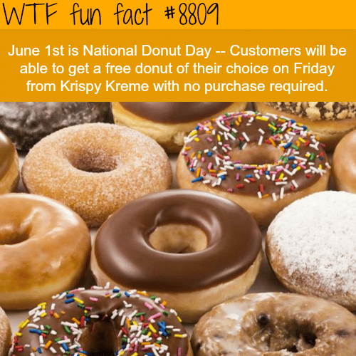 national donut day wtf fun facts