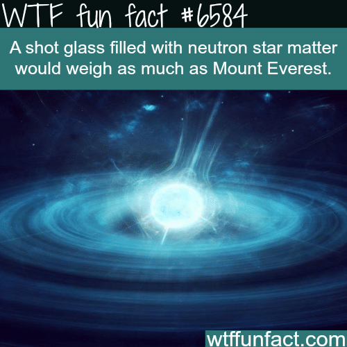 Neutron star - WTF fun facts