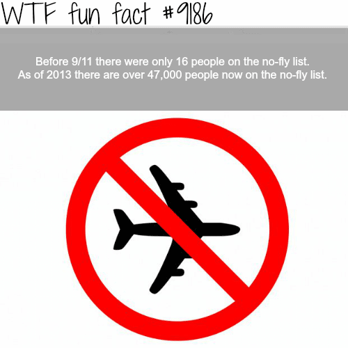 NO-FLY LIST - WTF Fun Facts