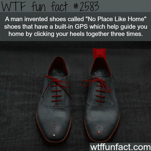 No Place Like Home shoes - WTF fun facts