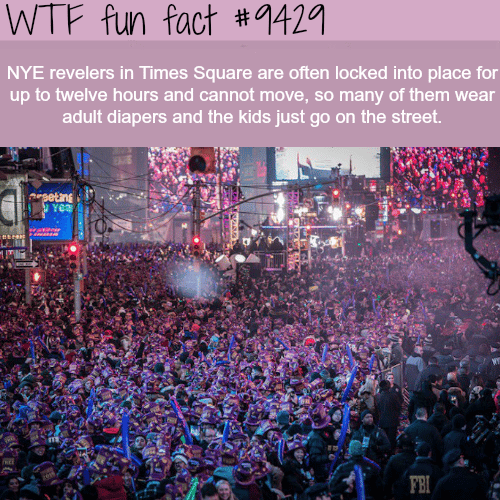 NYE in Times Square - WTF fun fact