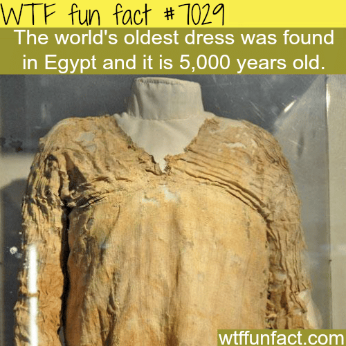 Oldest dress in the world - WTF fun facts
