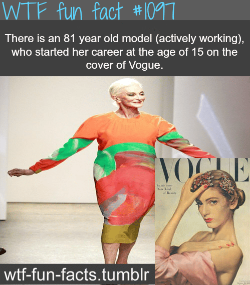 (source) - oldest model in the world