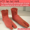 oldest socks in the world wtf fun facts