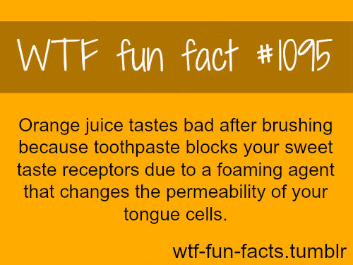 Why Does Orange Juice Taste So Bad After Brushing?