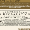 original printing of the declaration of
