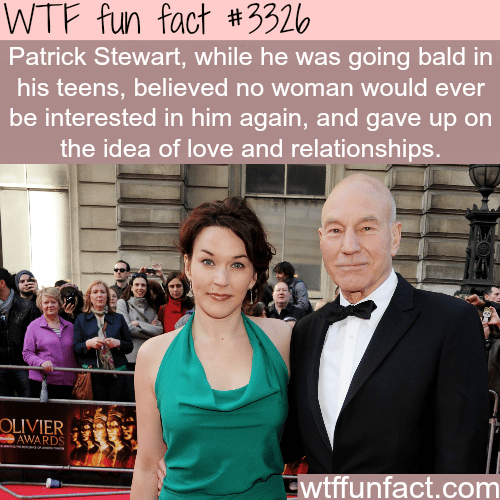 Patrick Stewart and his wife Sunny Ozell -  WTF fun facts
