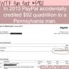 paypal credits a man with 92 quadrillion wtf