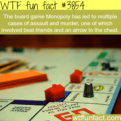 People fight over a game of Monopoly - WTF fun facts